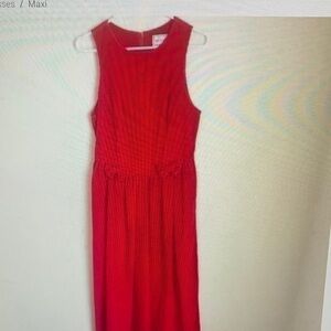 Elegant Red Maxi Dress